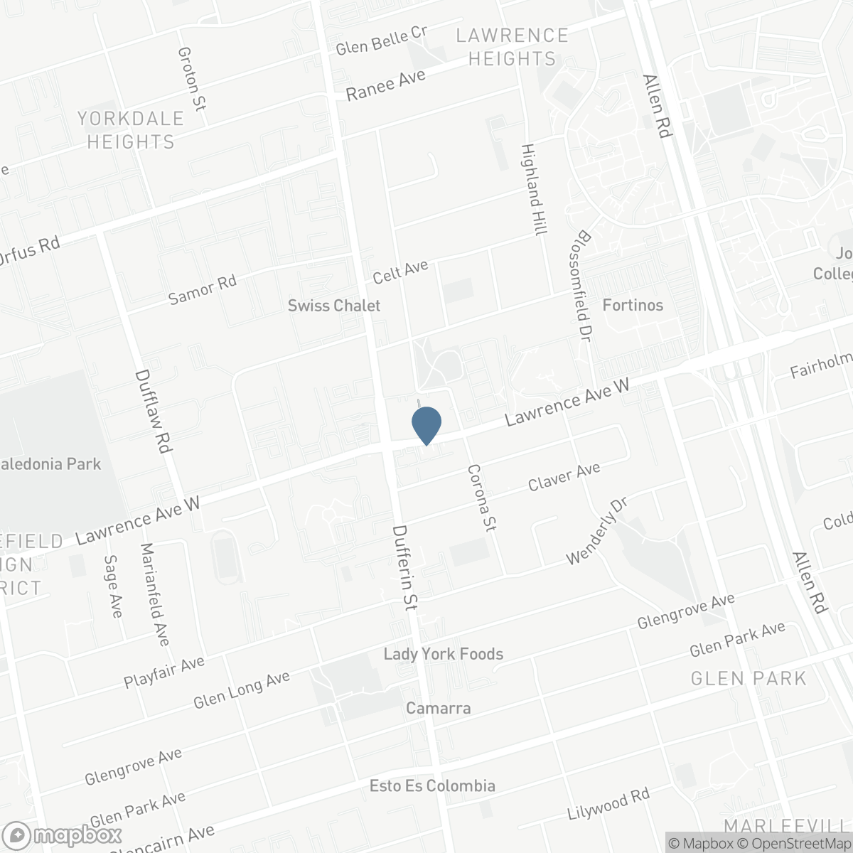 1723 - 800 LAWRENCE AVENUE W, Toronto, Ontario M6A 0B1